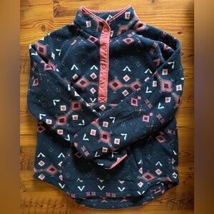 Sonoma Henley Fleece Pullover, size L